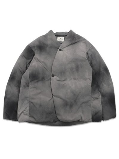 画像1: 【送料無料】SNOW PEAK SHIBORI DYEING DOWN JACKET CHARCOAL