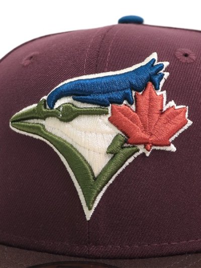 画像6: NEW ERA 59FIFTY DEEP AUTUMN BLUE JAYS MAROON/BURNT WOOD