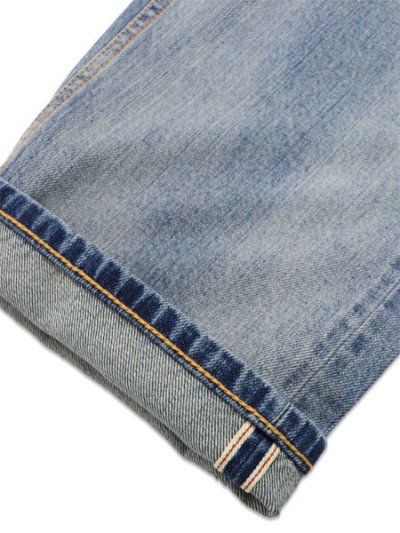 画像6: 【送料無料】EVISU HT,5 POCKET PINK SEAGULL JEANS LIGHT TONE INDIGO