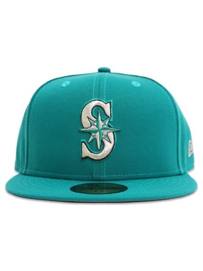 画像2: NEW ERA 59FIFTY MARINERS LOGO NORTHWEST GREEN