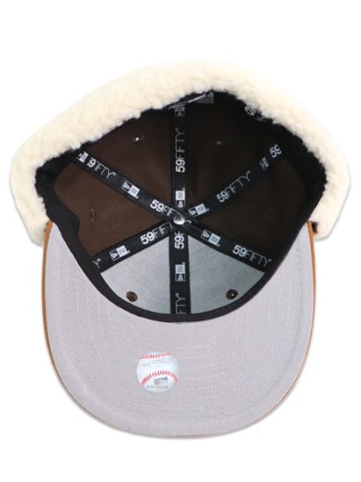 画像5: 【KIDS】NEW ERA YOUTH 59FIFTY DOGEAR YANKEES WALNUT/TOASTED PEANUTS