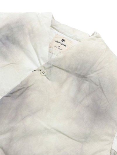 画像3: 【送料無料】SNOW PEAK SHIBORI DYEING DOWN JACKET IVORY