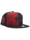 NEW ERA 59FIFTY HALLOWEEN YANKEES BLACK/RED