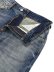 画像4: 【送料無料】EVISU PINK DAIKOKU RIPPED JEANS MID TONE INDIGO (4)