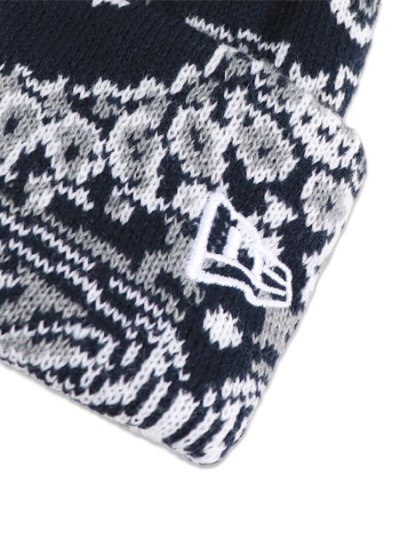 画像3: NEW ERA BASIC CUFF KNIT PAISLEY PATTERN NAVY