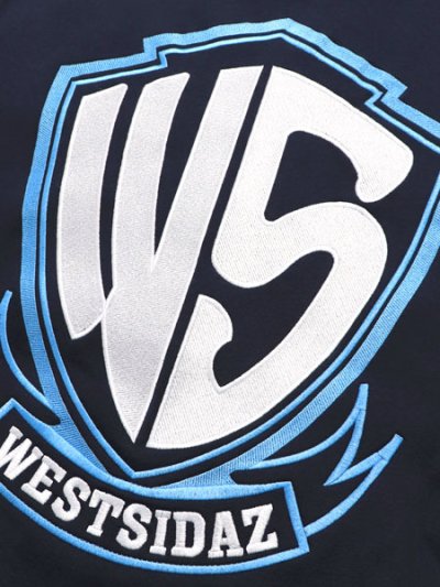 画像4: 【送料無料】WEST WEAR WS EMBROIDERY LOGO HOODIE NAVY