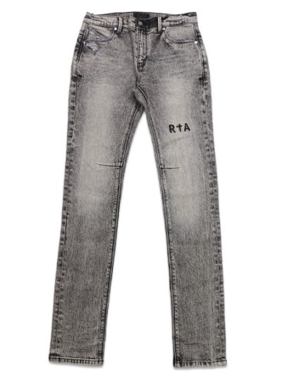 画像1: 【送料無料】RTA CLAYTON SKINNY STRETCH DENIM STONE HAZE