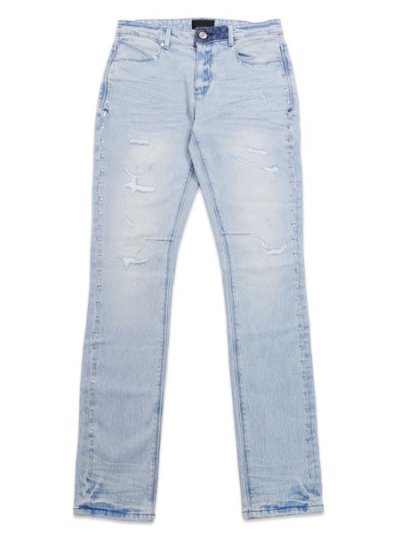 画像1: 【送料無料】RTA BRYANT SKINNY STRETCH DENIM SOFT HORIZON SIDE CROSS