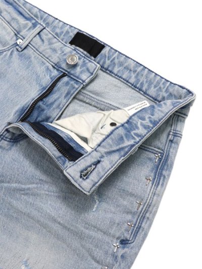 画像4: 【送料無料】RTA BRYANT SKINNY STRETCH DENIM SOFT HORIZON SIDE CROSS