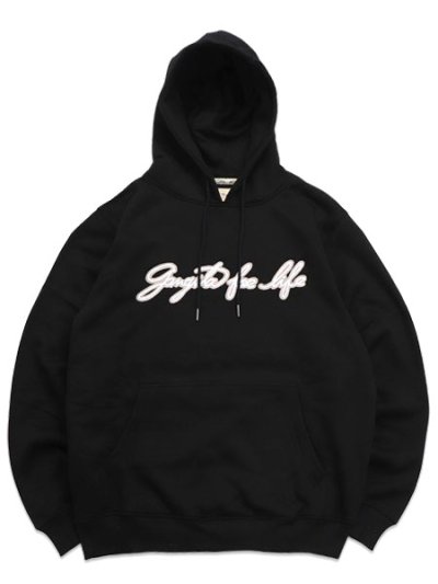 画像1: 【送料無料】WEST WEAR WGFL EMBROIDERY LOGO HOODIE BLACK