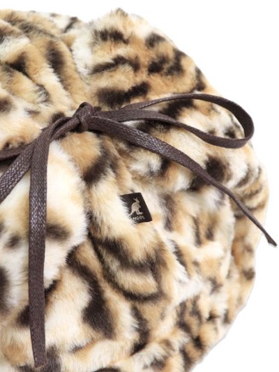 画像6: 【送料無料】KANGOL LEOPARD TRAPPER-SNOW LEOPARD