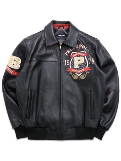 画像1: 【送料無料】PELLE PELLE UNRIVALED ANNIVERSARY STUDS & RHINESTONE BLACK/CABERNET/NAVY