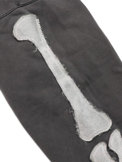 画像7: 【送料無料】VANSON ZIP HOODIE BLACK/WHITE BONE
