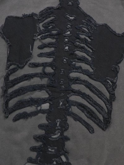 画像5: 【送料無料】VANSON ZIP HOODIE BLACK/BLACK BONE