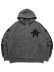 画像1: 【送料無料】VANSON ZIP HOODIE BLACK/BLACK BONE (1)