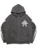 画像1: 【送料無料】VANSON ZIP HOODIE BLACK/WHITE BONE (1)