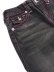 画像3: 【送料無料】TRUE RELIGION WMNS JOEY MID RISE BIG T FLAP FLARE WASH BLACK (3)