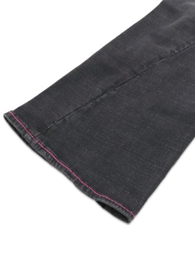 画像6: 【送料無料】TRUE RELIGION WMNS JOEY MID RISE BIG T FLAP FLARE WASH BLACK