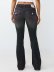 画像8: 【送料無料】TRUE RELIGION WMNS JOEY MID RISE BIG T FLAP FLARE WASH BLACK (8)