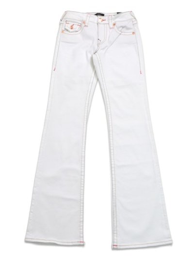 画像2: 【送料無料】TRUE RELIGION WMNS BECCA MR BOOTCUT FLAP BRILLIANT WHITE