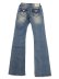 画像1: 【送料無料】TRUE RELIGION WMNS BECCA MID RISE SUPER T FLAP BOOTCUT SUNSET FADE (1)