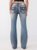 画像7: 【送料無料】TRUE RELIGION WMNS BECCA MID RISE SUPER T FLAP BOOTCUT SUNSET FADE (7)