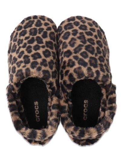 画像6: crocs CLASSIC UNFURGETTABLE ANIMAL FAUX FUR CLOG SEPIA/LEOPARD