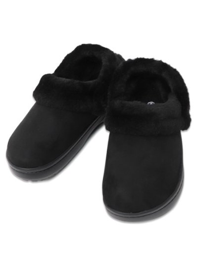 画像3: crocs CLASSIC UNFURGETTABLE FAUX SUEDE CLOG BLACK