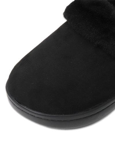 画像7: crocs CLASSIC UNFURGETTABLE FAUX SUEDE CLOG BLACK