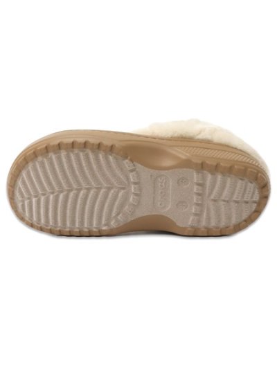 画像2: 【KIDS】crocs KIDS CLASSIC UNFURGETTABLE FAUX SUEDE CLOG SEPIA