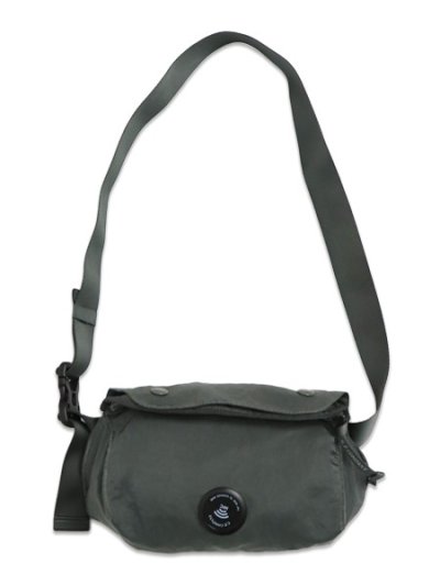 画像1: 【送料無料】C.P.COMPANY NYLON B LENS WAIST BAG CASTOR GRAY