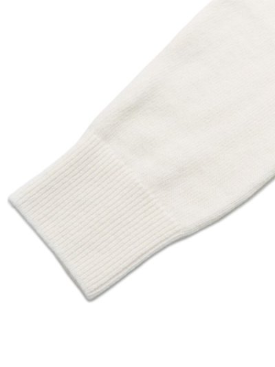 画像7: 【送料無料】C.P.COMPANY LAMBSWOOL GRS ZIPPED LENS CARDIGAN GAUZE WHITE