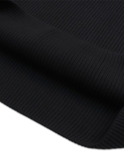 画像5: 【送料無料】C.P.COMPANY FULL RIB COTTON CREWNECK LENS SWEATER BLACK