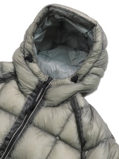 画像3: 【送料無料】C.P.COMPANY D.D. SHELL HOODED DOWN JACKET FLINT GREY
