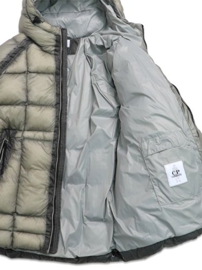 画像6: 【送料無料】C.P.COMPANY D.D. SHELL HOODED DOWN JACKET FLINT GREY