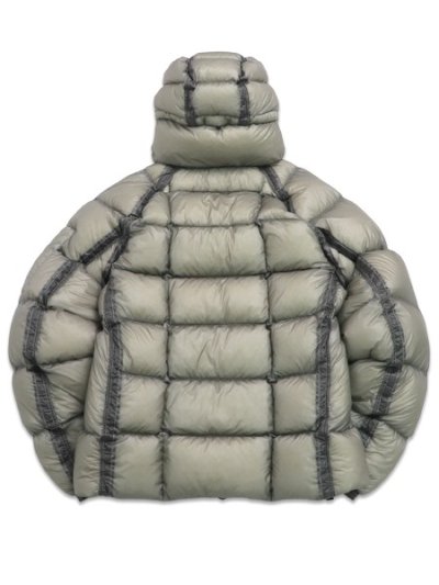 画像2: 【送料無料】C.P.COMPANY D.D. SHELL HOODED DOWN JACKET FLINT GREY