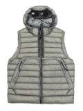 【送料無料】C.P.COMPANY D.D. SHELL GOGGLE DOWN GILET FLINT GREY