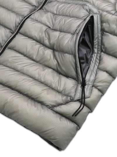 画像4: 【送料無料】C.P.COMPANY D.D. SHELL GOGGLE DOWN GILET FLINT GREY