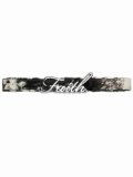 【送料無料】FAITH BY LUIS GENUINE COWHIDE FUR CHROME FAITH BELT CHROME/COWHIDE