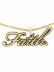 画像2: 【送料無料】FAITH BY LUIS GOLD FAITH NECKLACE GOLD (2)