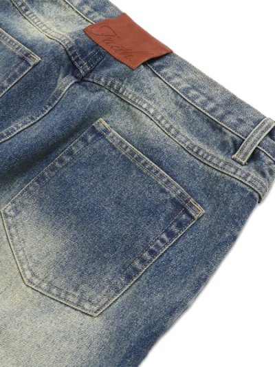 画像5: 【送料無料】FAITH BY LUIS CLASSIC BAGGY STRAIGHT DENIM WASHED BLUE