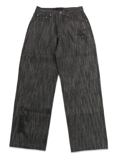 画像1: 【送料無料】FAITH BY LUIS ONYX RAW BAGGY DENIM ONYX RAW