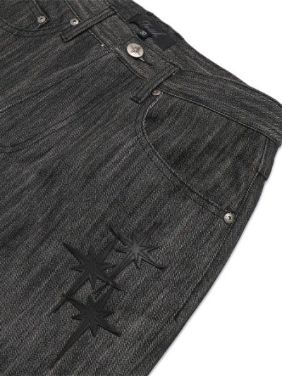 画像3: 【送料無料】FAITH BY LUIS ONYX RAW BAGGY DENIM ONYX RAW