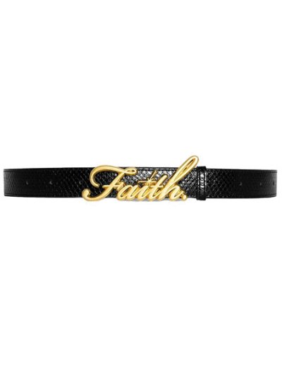 画像1: 【送料無料】FAITH BY LUIS GOLD FAITH BELT SNAKE SKIN GOLD/SNAKE SKIN