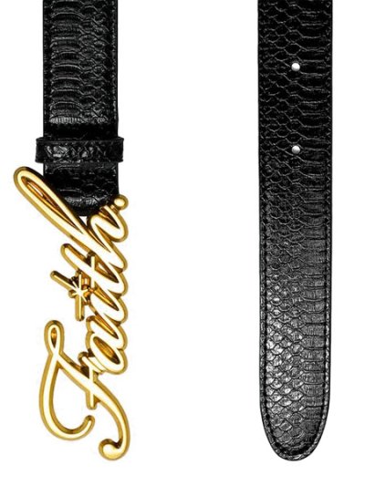 画像2: 【送料無料】FAITH BY LUIS GOLD FAITH BELT SNAKE SKIN GOLD/SNAKE SKIN