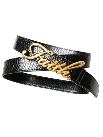 画像3: 【送料無料】FAITH BY LUIS GOLD FAITH BELT SNAKE SKIN GOLD/SNAKE SKIN