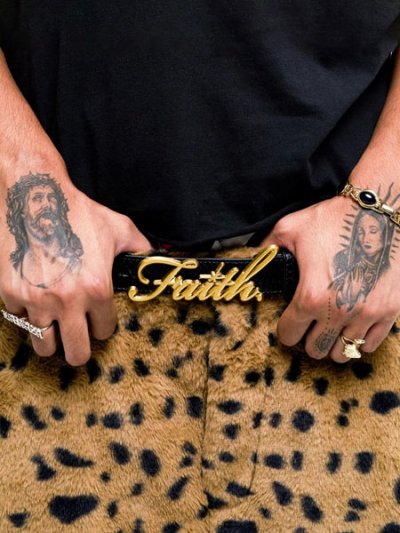 画像4: 【送料無料】FAITH BY LUIS GOLD FAITH BELT SNAKE SKIN GOLD/SNAKE SKIN