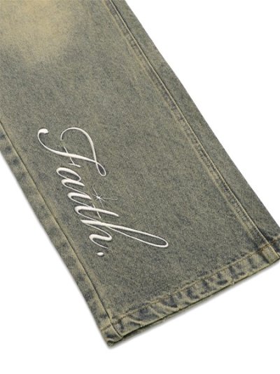 画像6: 【送料無料】FAITH BY LUIS NEVADA FAITH STRAIGHT DENIM VINTAGE BLUE