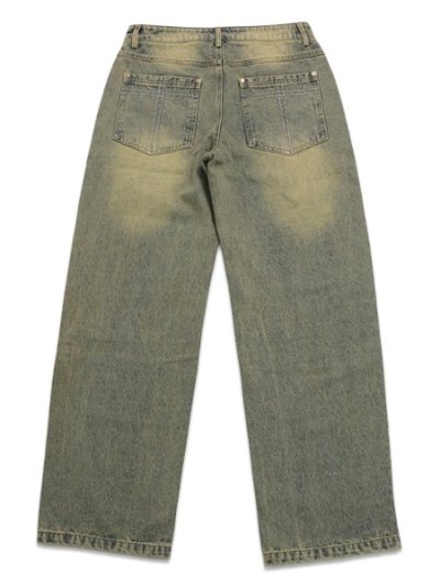 画像2: 【送料無料】FAITH BY LUIS NEVADA FAITH STRAIGHT DENIM VINTAGE BLUE