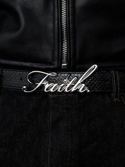 画像4: 【送料無料】FAITH BY LUIS CHROME FAITH BELT SNAKE SKIN CHROME/SNAKE SKIN